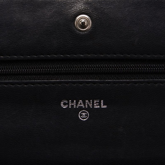 Chanel Mini Matelasse Chain Wallet Lambskin Black - Picture 6 of 8